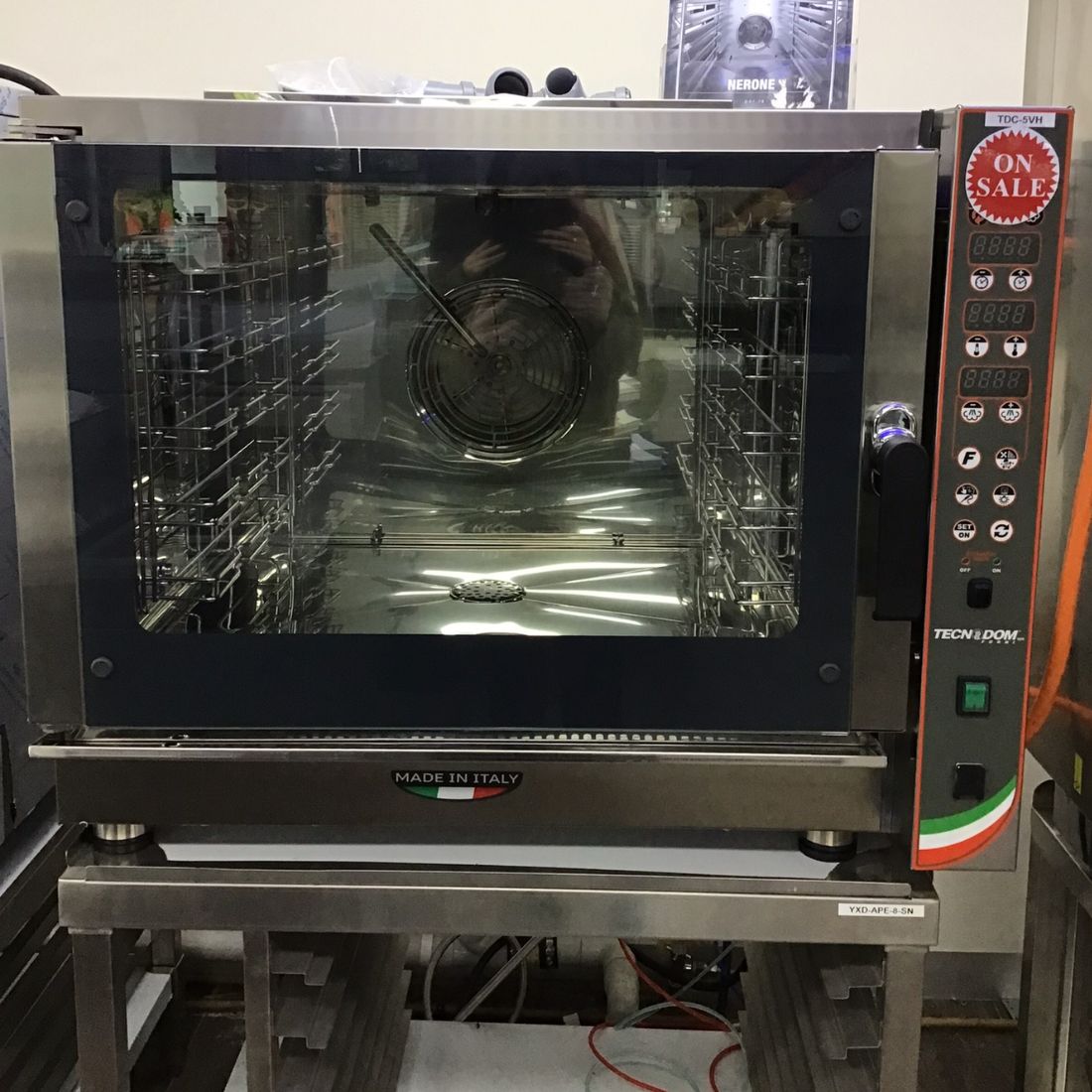 TDC-5VH TECNODOM Nerone CL Digital 5 Tray Combi Oven - Image 3
