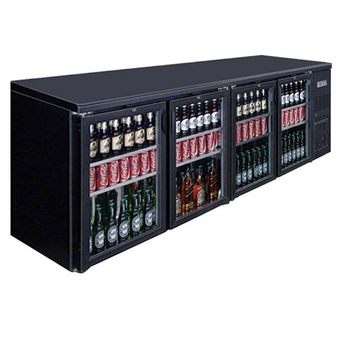 Thermaster Four Door Drink Cooler BC4100G - Image 2