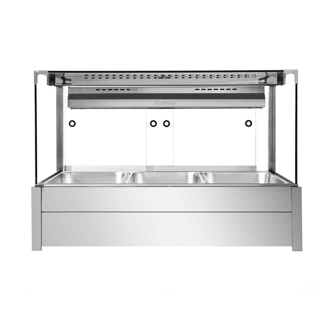 Bonvue Square Countertop Wet and Dry Bain Marie - BM11SC - Image 2