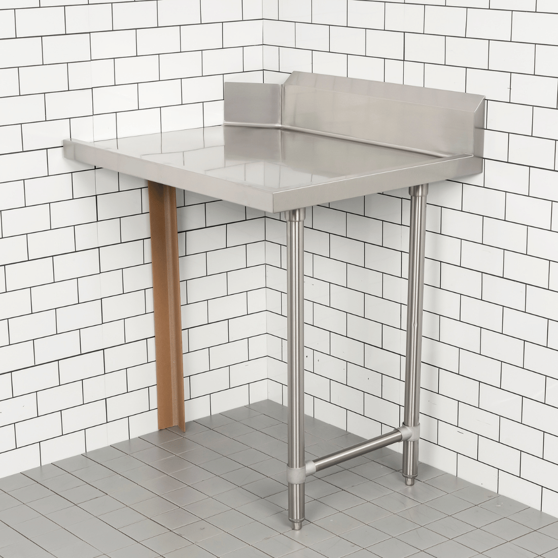 Modular System Clean Dish Table with Splashback CDT-900L - Image 3
