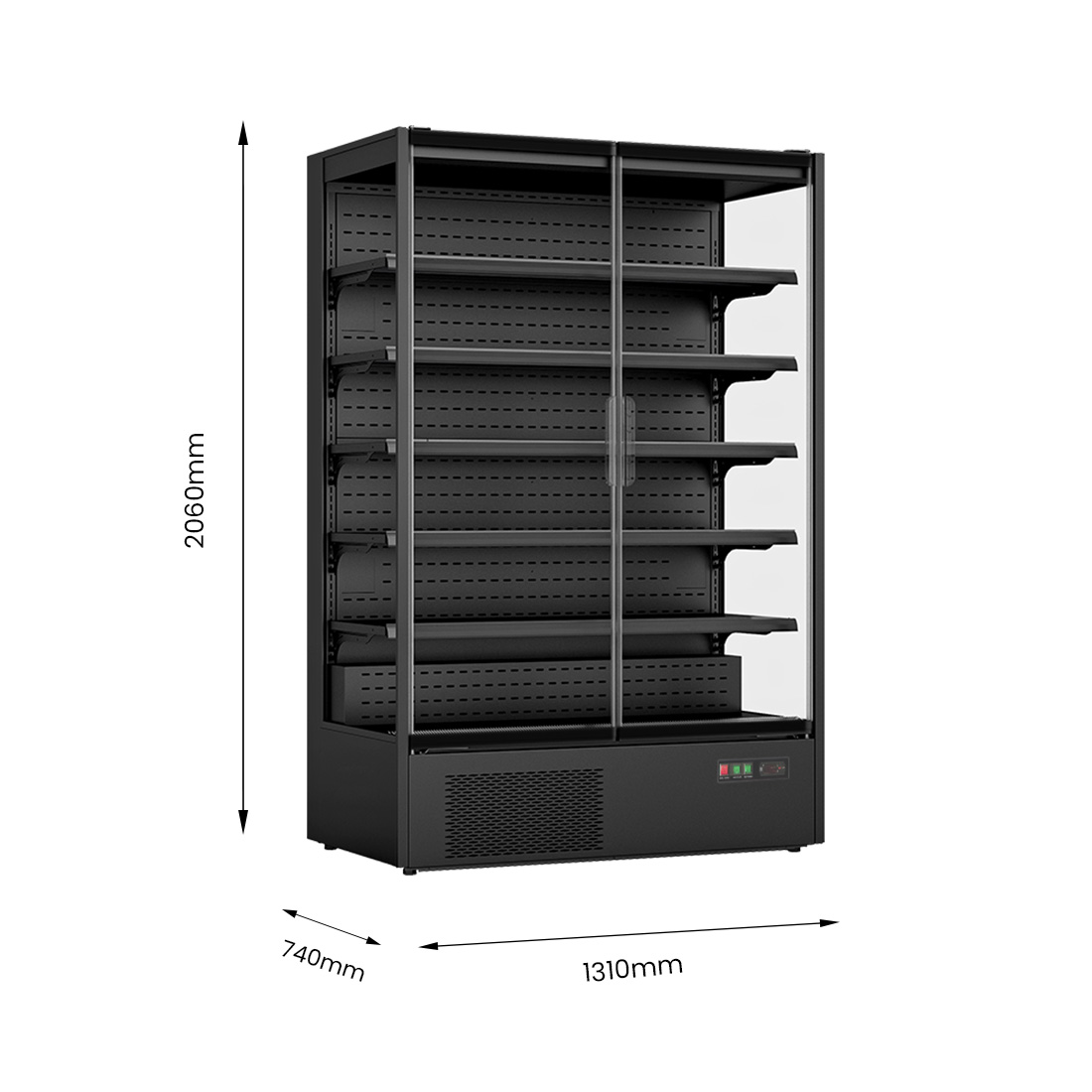 Thermaster Supermarket Panorama 2 Door Chiller Display - DC-125B - Image 3