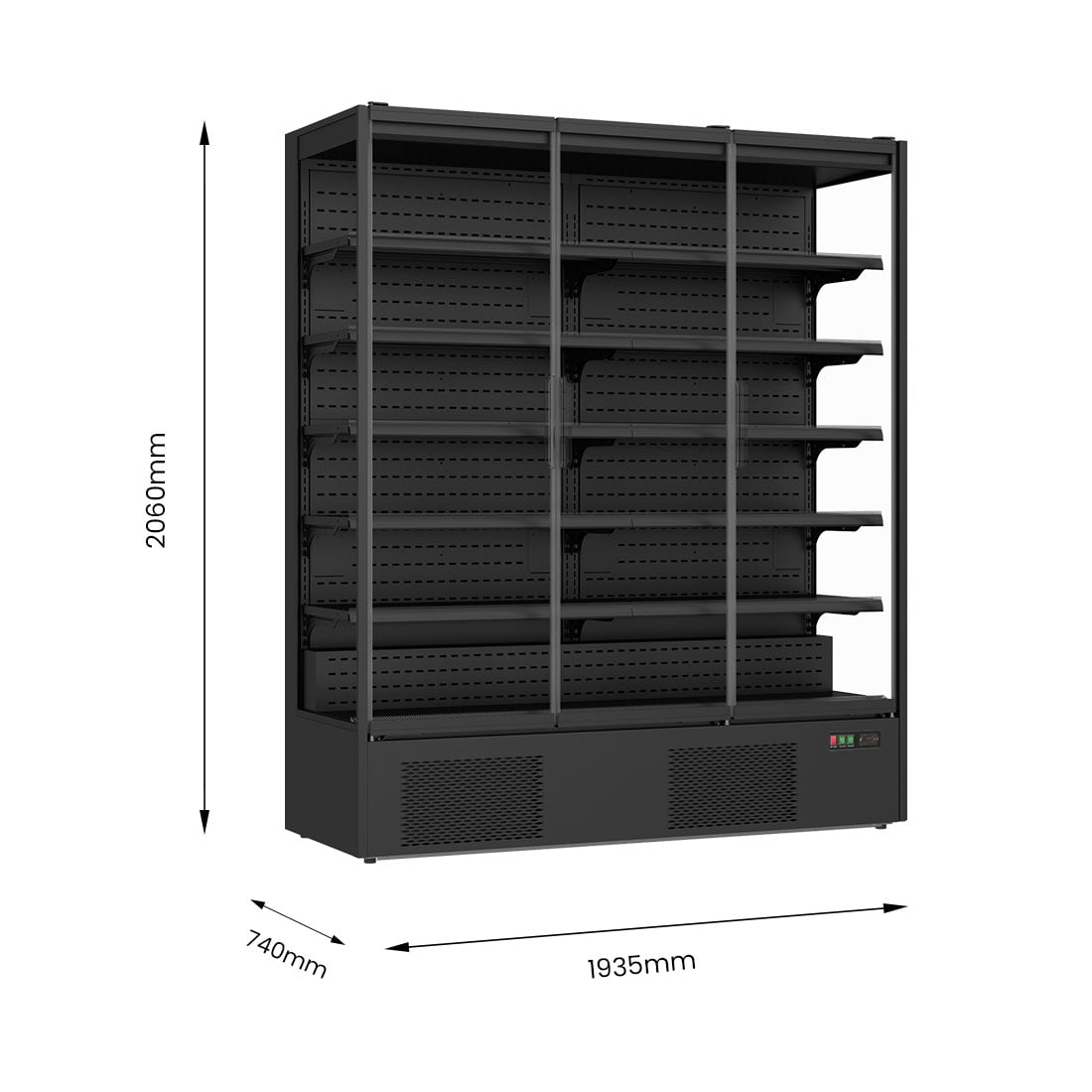 Thermaster Supermarket Panorama 3 Door Chiller Display - DC-187B - Image 3
