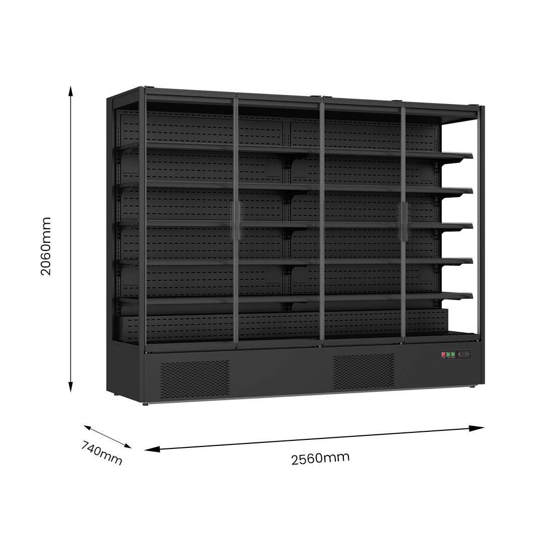 Thermaster Supermarket Panorama 4 Door Chiller Display - DC-250B - Image 3