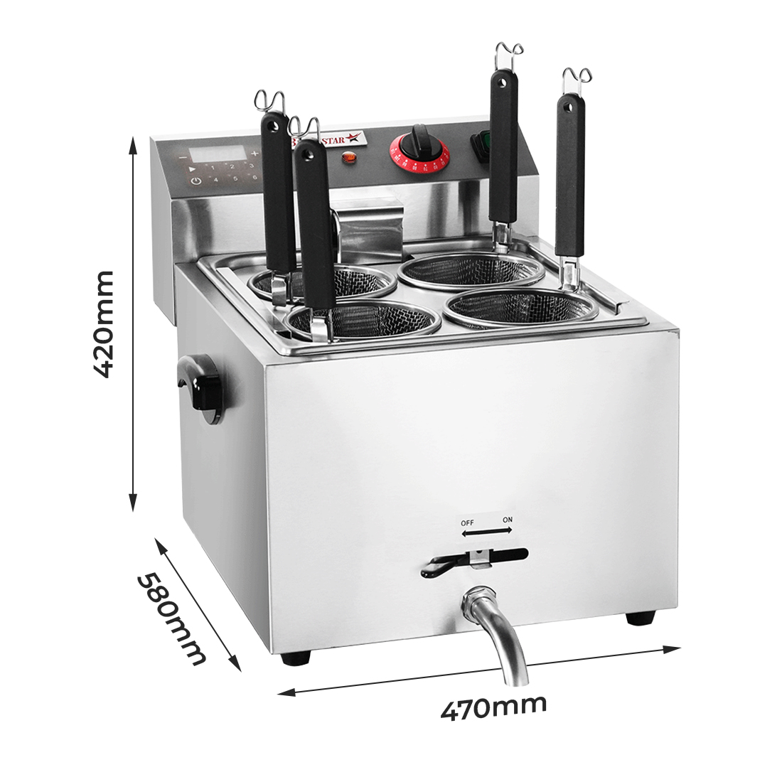 DF-BP Electric Pasta Cooker 10L - Image 3