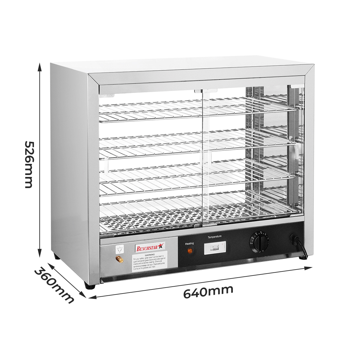 Pie Warmer & Hot Food Display DH-580E - Image 3