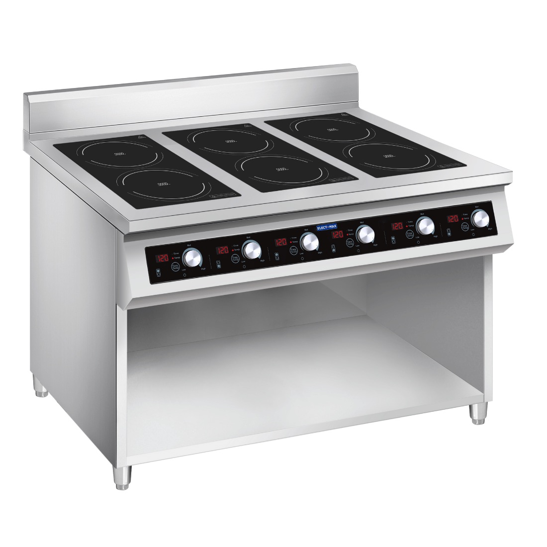 Electmax 700 Series Induction 6-Burner Cooker with Splashback EIC7-1200P - Image 2