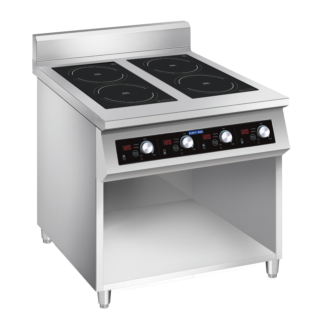 Electmax 700 Series Induction 4-Burner Cooker with Splashback EIC7-800P - Image 2