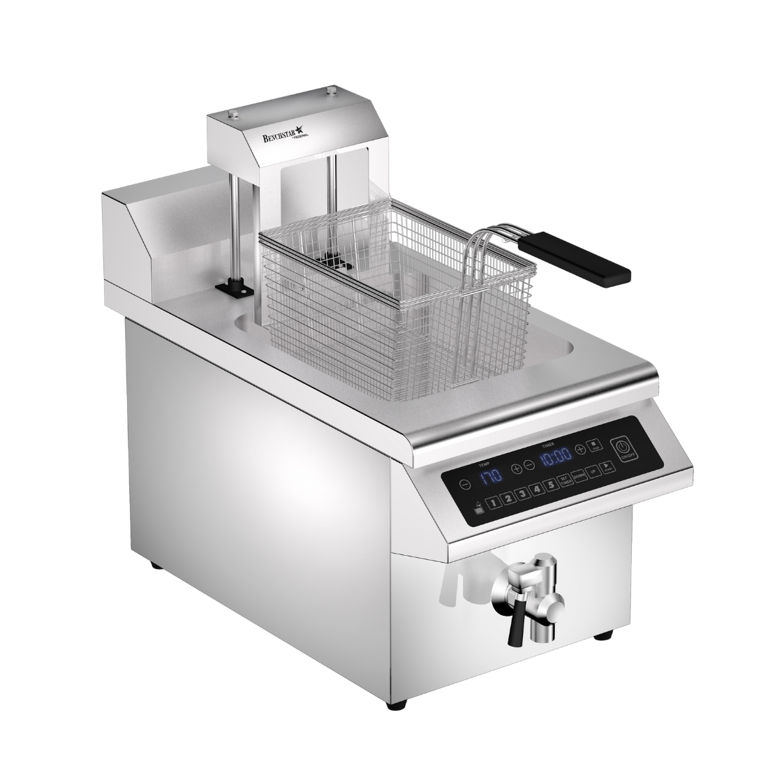 Benchstar Single Tank Auto Lifting Induction Fryer - IF3500S-AL - Image 2