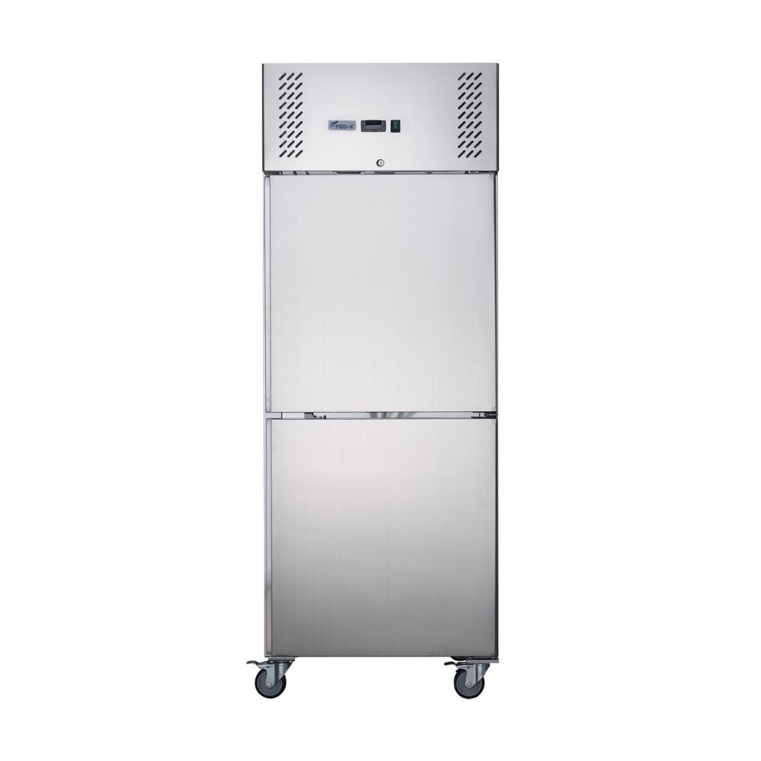 FED-X S/S Two half Door Upright Freezer - XURF600S1V - Image 2