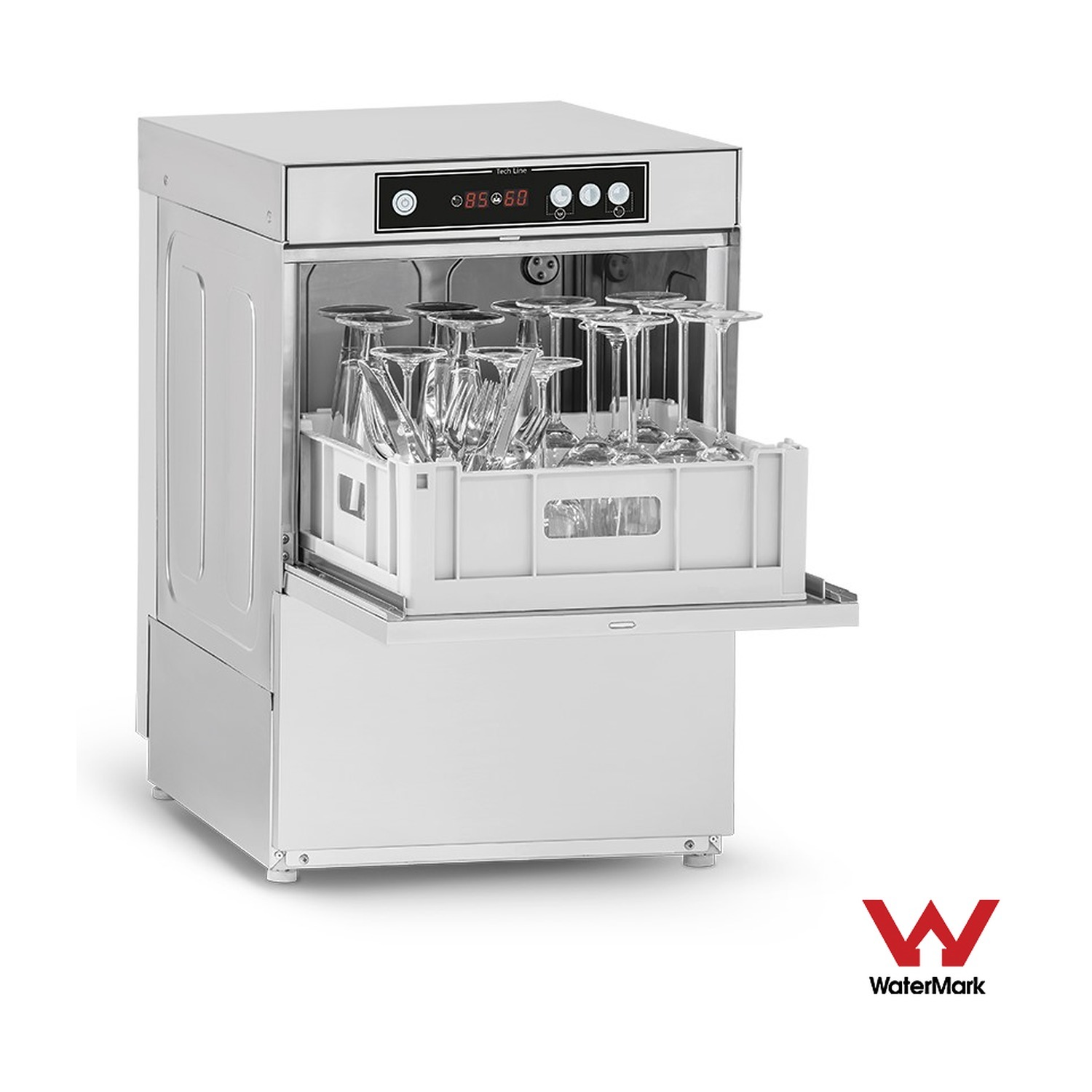 Brillar Glass Washer w/ Electronic Control Panel