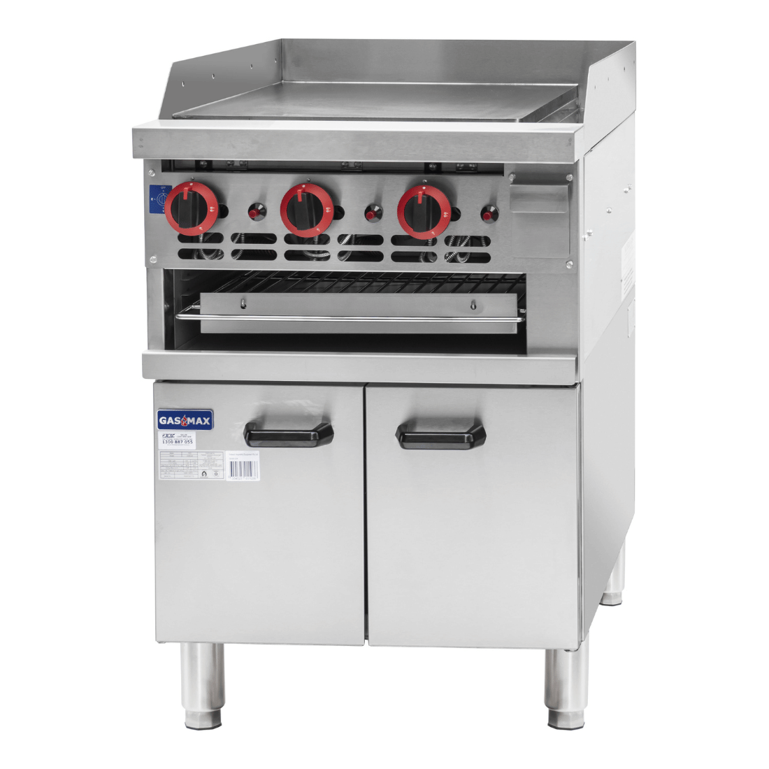 Gasmax Gas Griddle and Gas Toaster with Cabinet - GGS-24 - Image 3