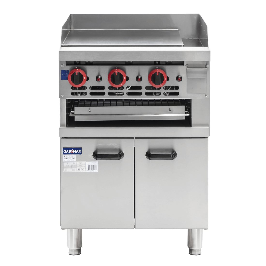 Gasmax Gas Griddle and Gas Toaster with Cabinet - GGS-24 - Image 2