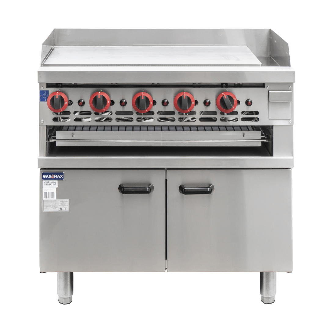 Gasmax Gas Griddle and Gas Toaster with Cabinet GGS-36 - Image 2