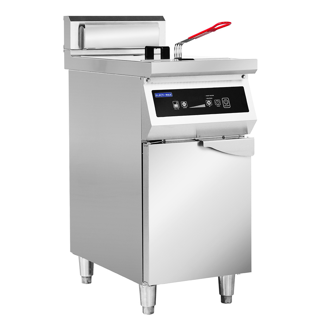 Electmax 700 Series Induction Single Fryer with Splashback - IFS7-30L - Image 2