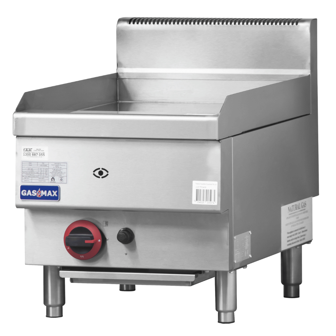 GASMAX Benchtop Single Burner Griddle - JUS-TRG40E - Image 3
