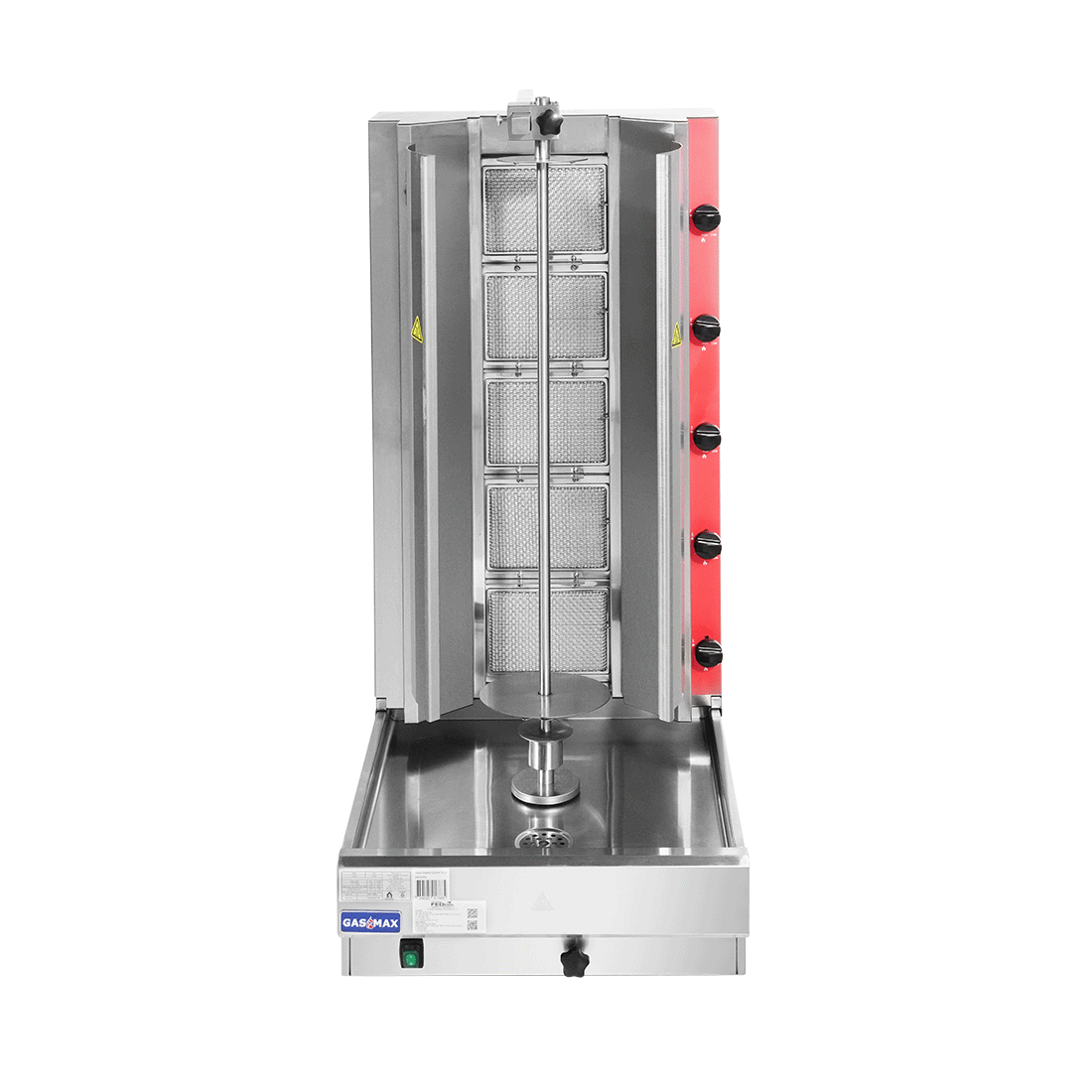 GasMax Semi-automatic 5 Burner LPG Kebab Machine KB-5LPG - Image 2