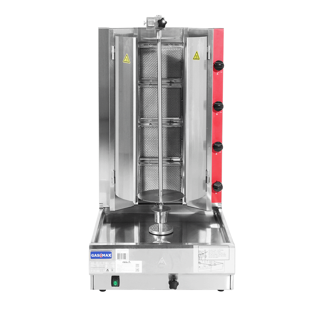 GasMax Semi-automatic 4 Burner NG Kebab Machine KB-4 - Image 2