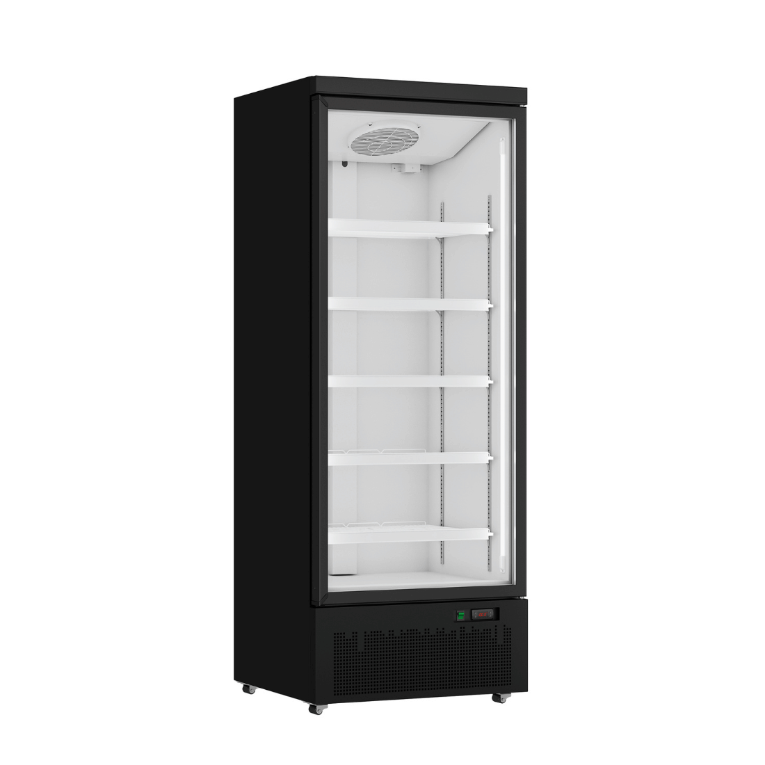 Thermaster Door Supermarket Fridge Black - LG-600BGBM - Image 2
