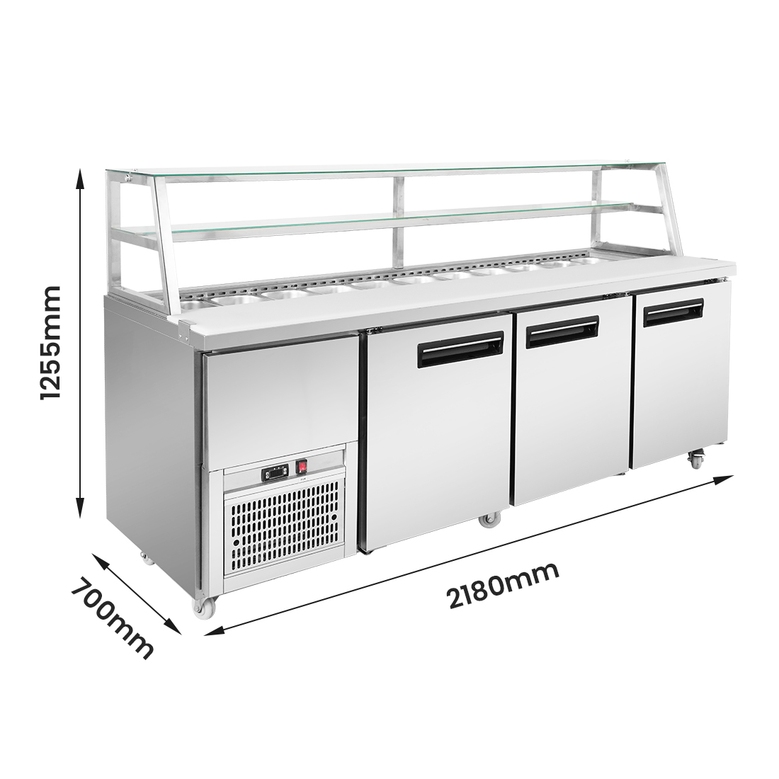 Thermaster three door DELUXE Sandwich Bar - SCB/21 - Image 3