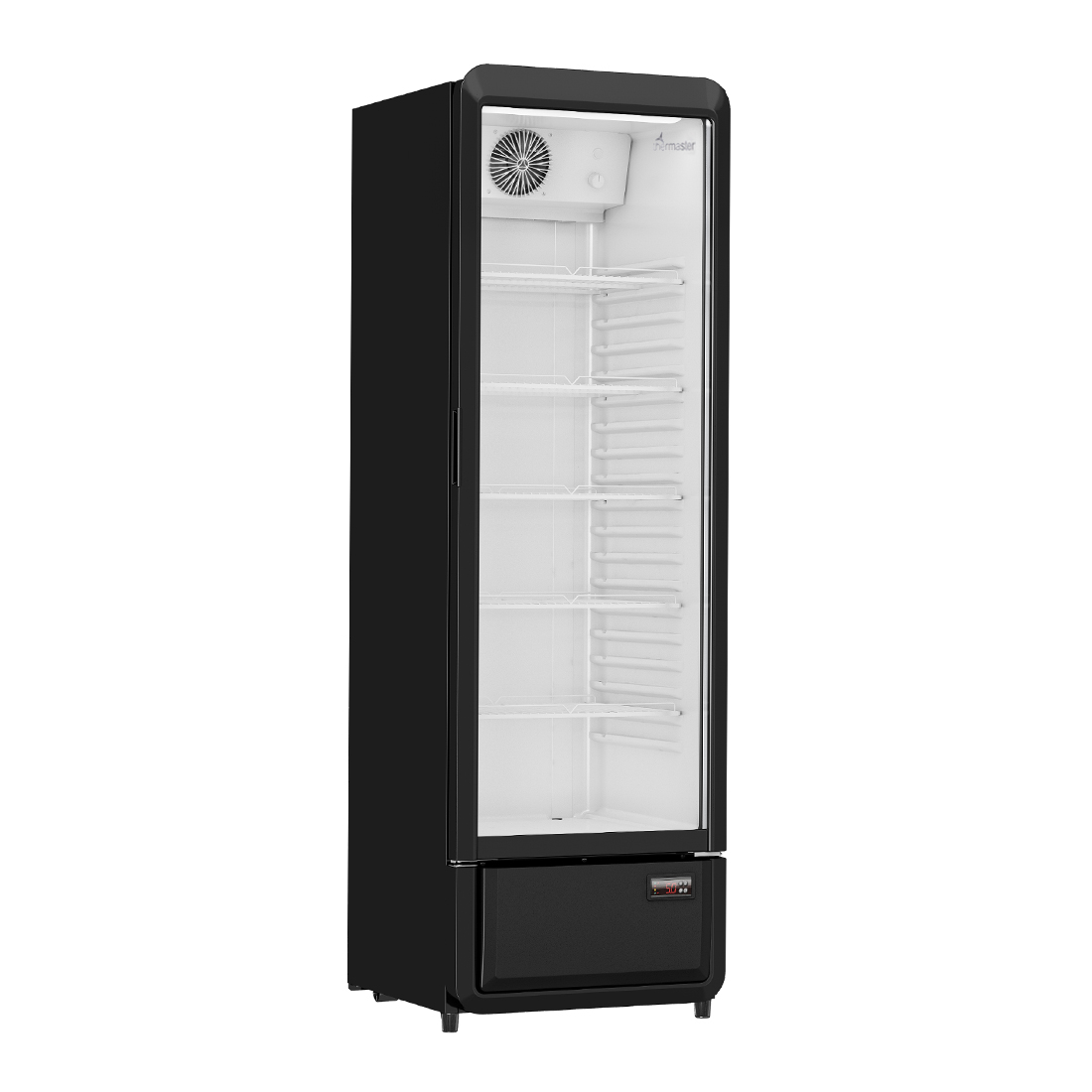 Thermaster Upright Glass Door Beverage Fridge - SDC-258B - Image 2