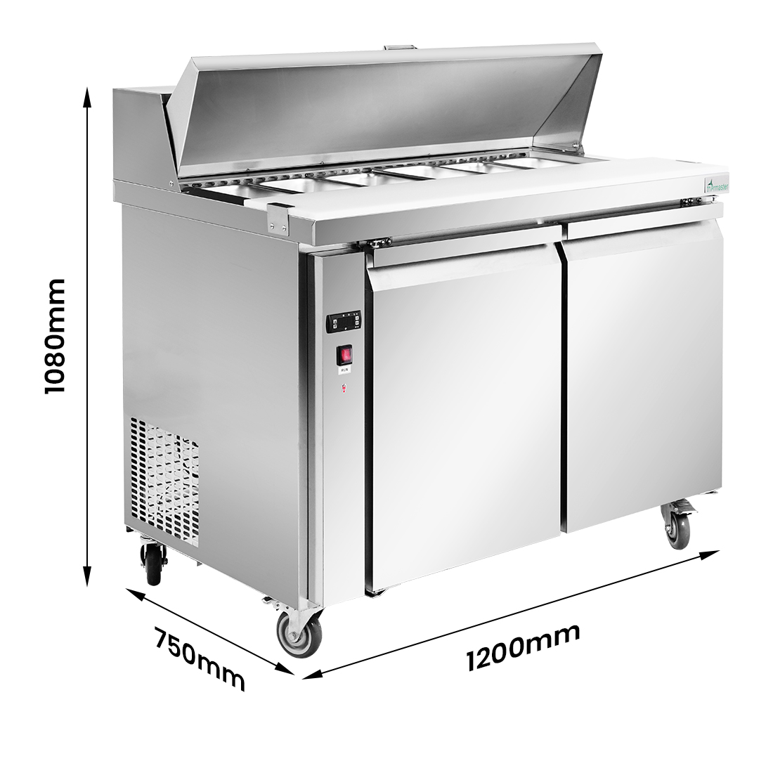 Thermaster two door Sandwich Bar - SLB120 - Image 3