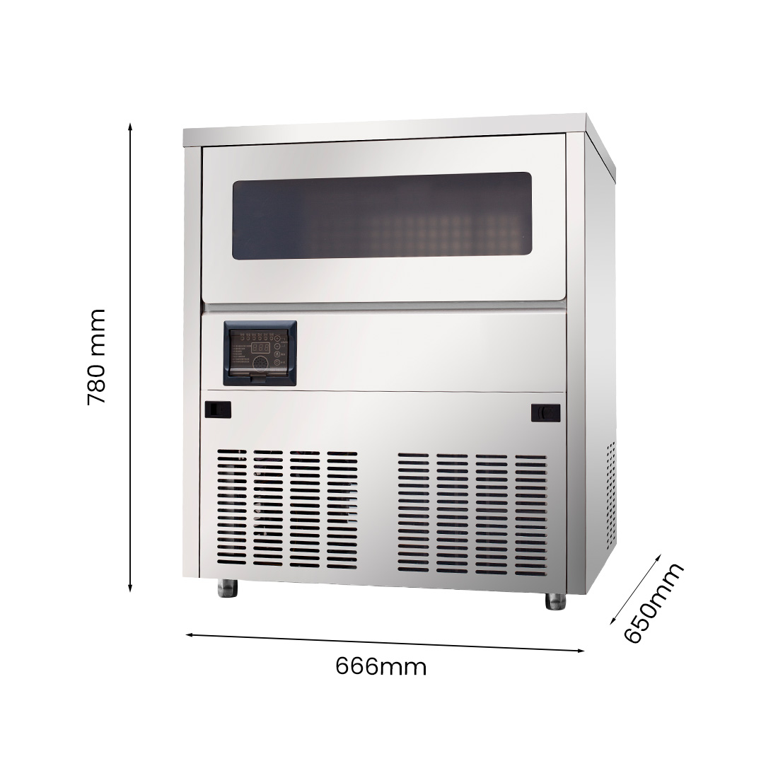 Blizzard Under Bench Ice Maker - Air Cooled - SN-101B - Image 3