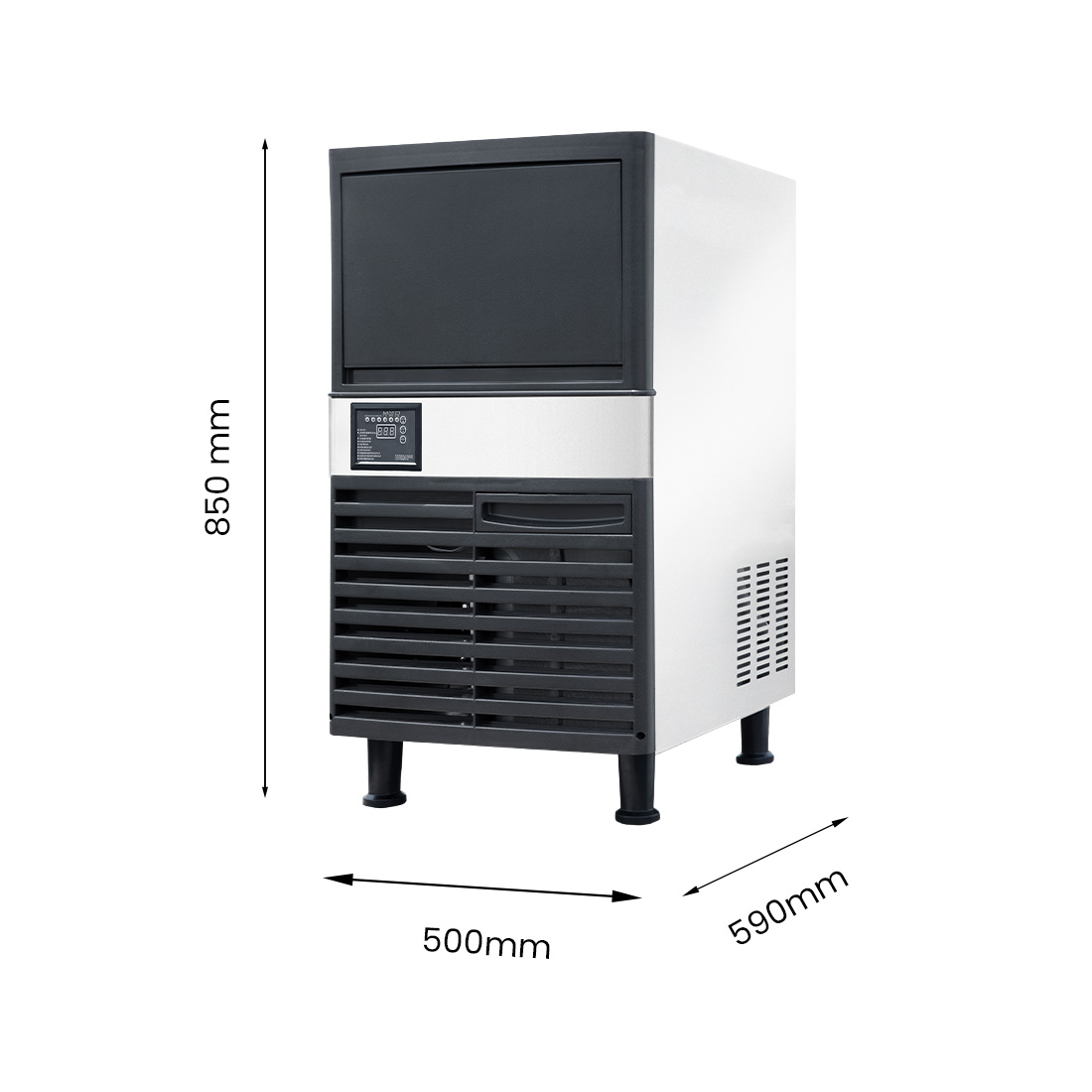 Blizzard Under Bench Ice Maker - Air Cooled - SN-120P - Image 3