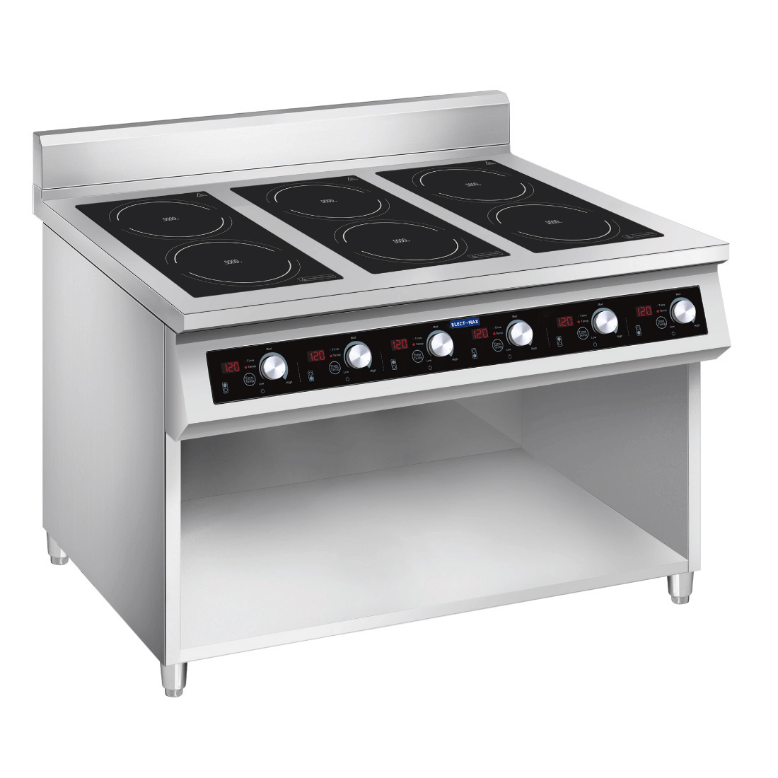 ElectMax 900 Series Induction 6 Burner Cooker with Splashback EIC9-1200P - Image 2