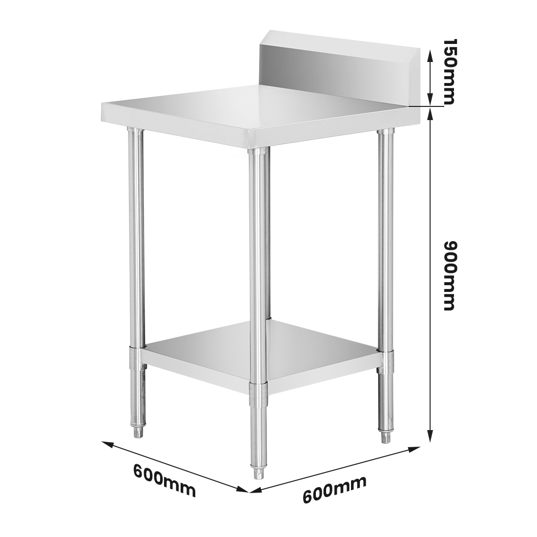 WBB6-0600/A Workbench with Splashback - Image 3