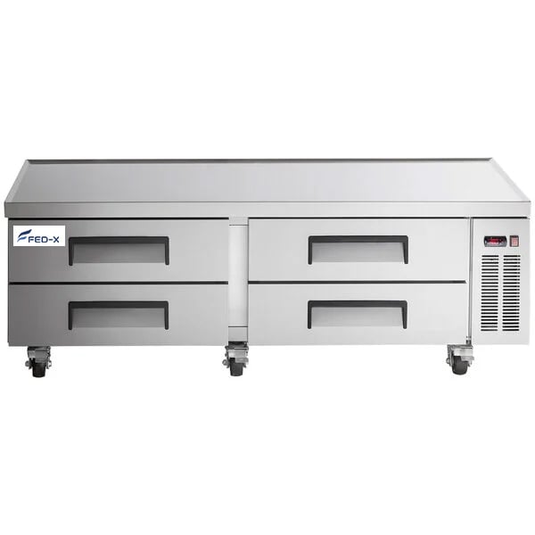 FED-X Chef Base Refrigeratied Drawer Bench 450L - XCB-72 - Image 2