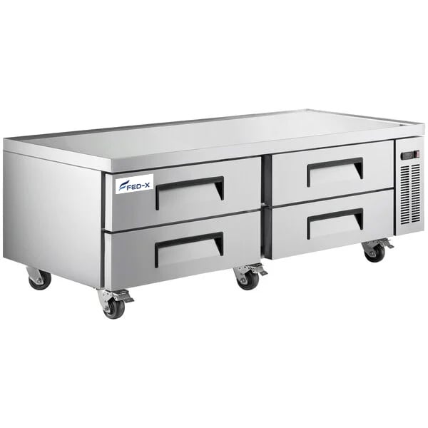 FED-X Chef Base Refrigeratied Drawer Bench 450L - XCB-72 - Image 3