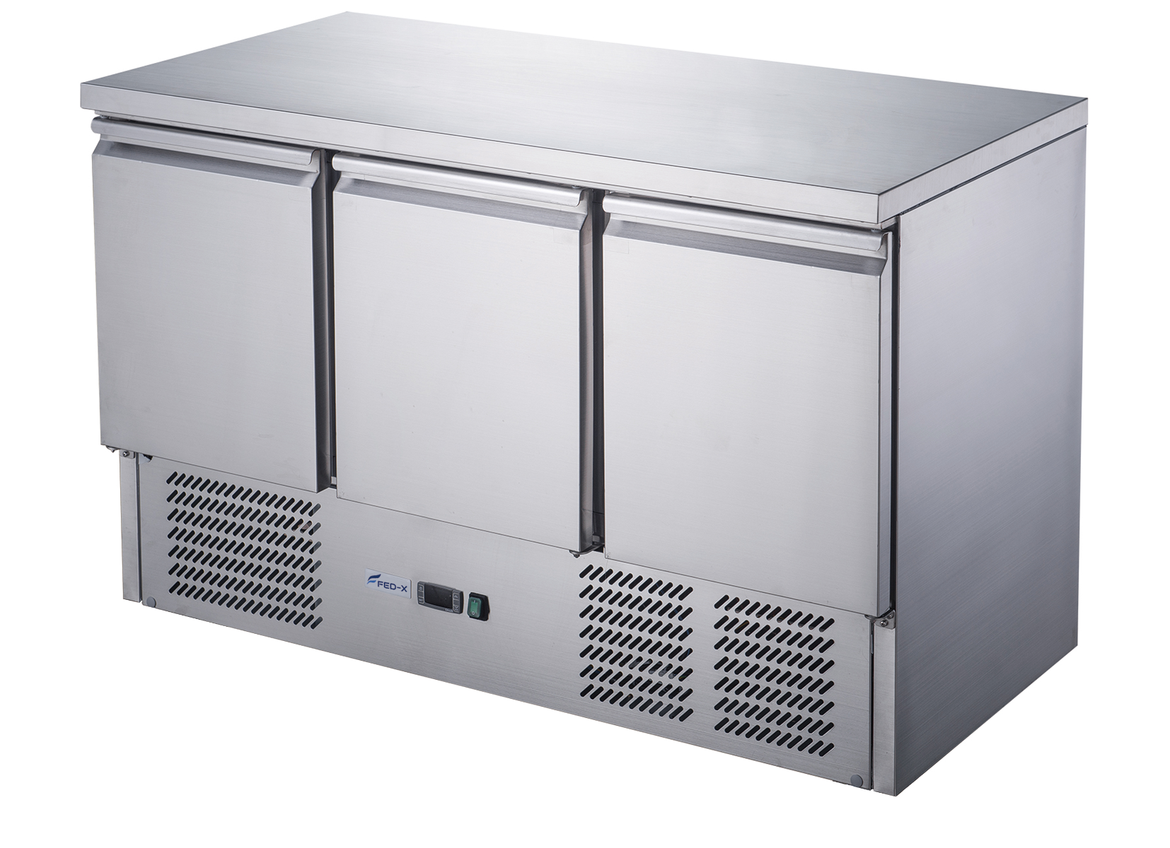 GNS1300B Three Door Compact Workbench Fridge - Image 3