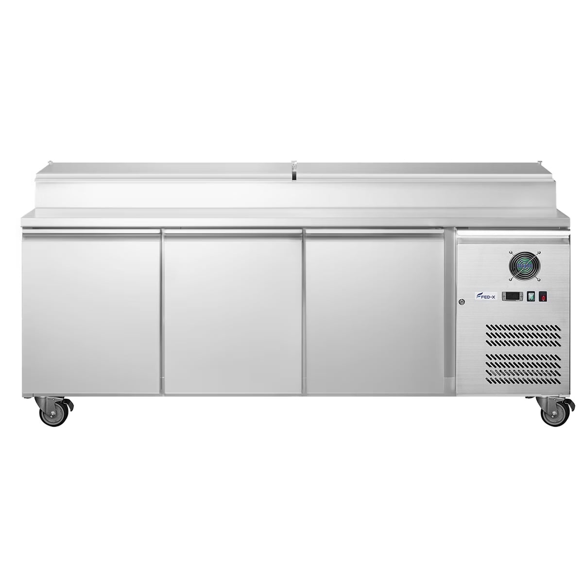 FED-X S/S Three Door Sandwich Counter - XSS7C18S3V - Image 2
