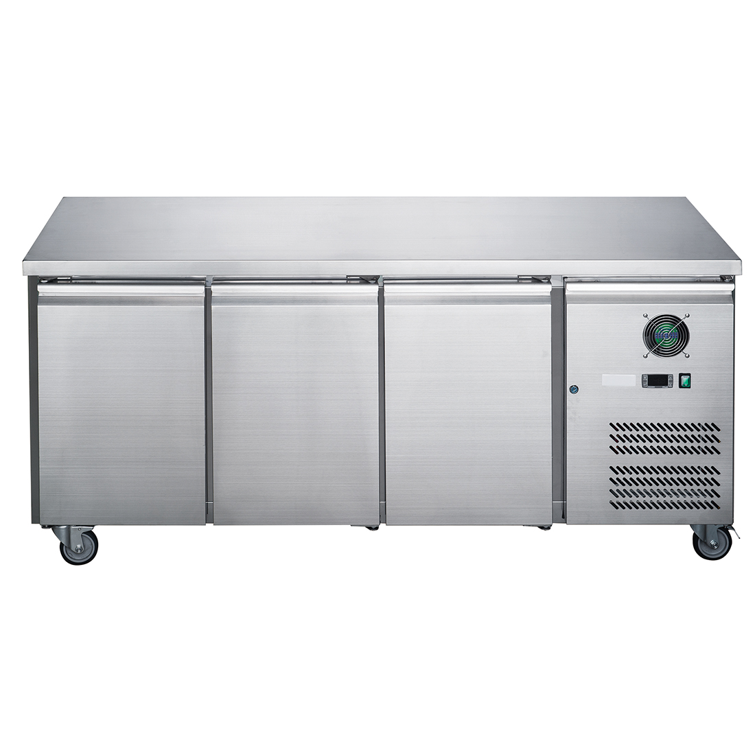 FED-X S/S Three Door Bench Fridge - XUB7C18S3V - Image 2