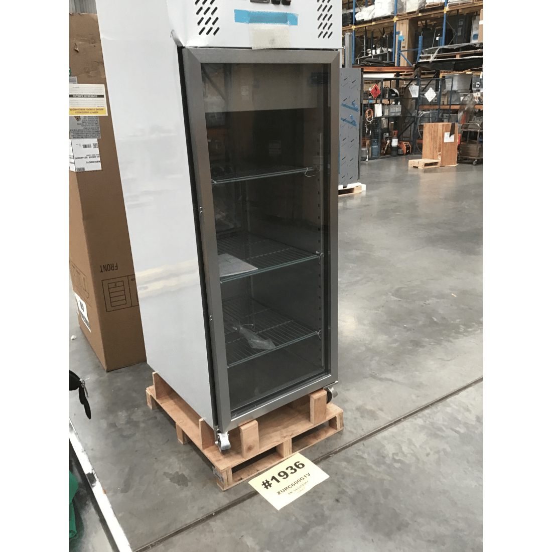 2NDs: FED-X S/S Full Glass Door Upright Fridge - XURC600G1V-NSW1936 - Image 3