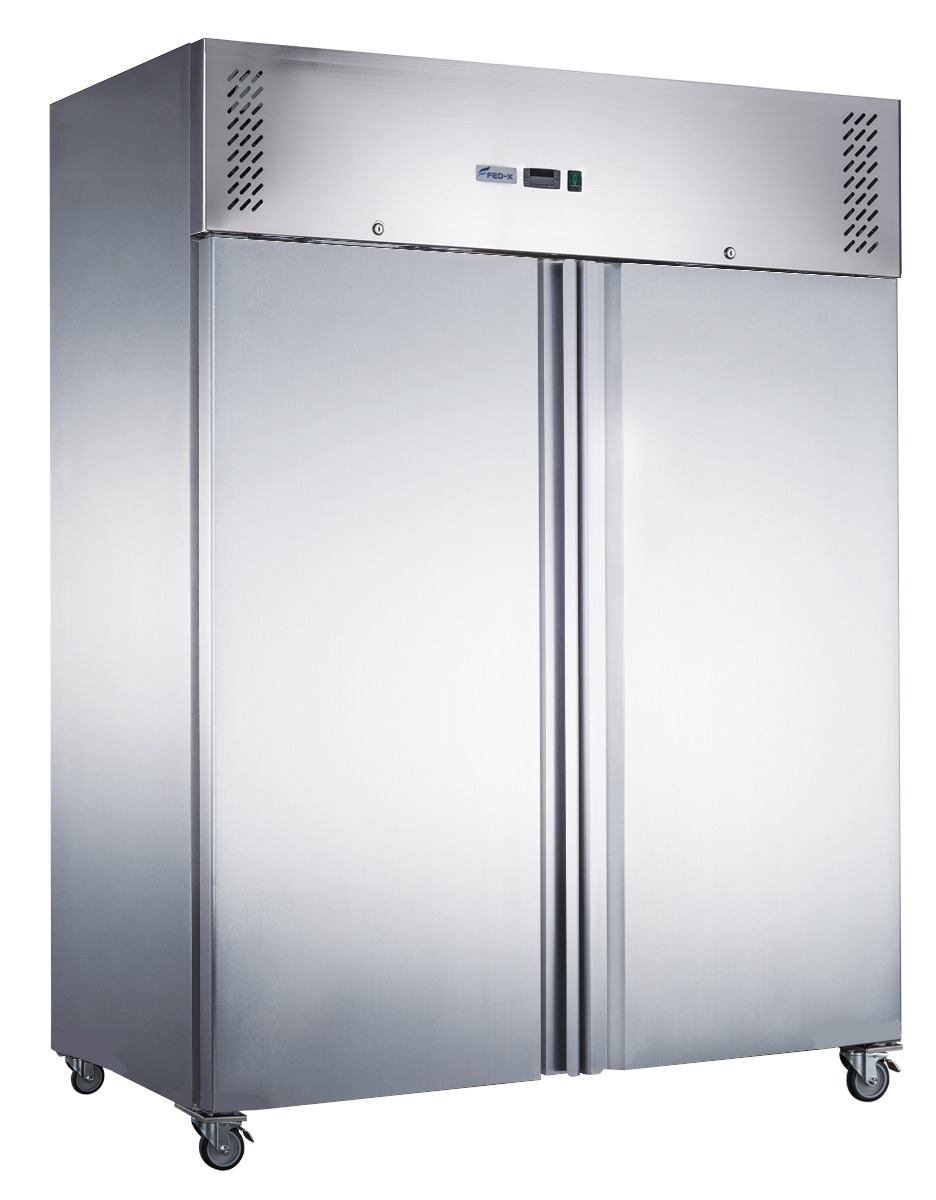 FED-X S/S Two Full Door Upright Fridge - XURC1200SFV - Image 2