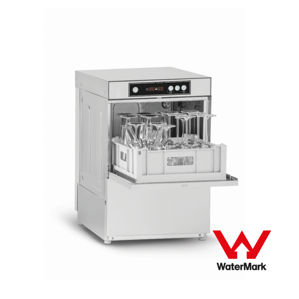 Asber Tech Line underbench glasswasher and dishwasher - 15A