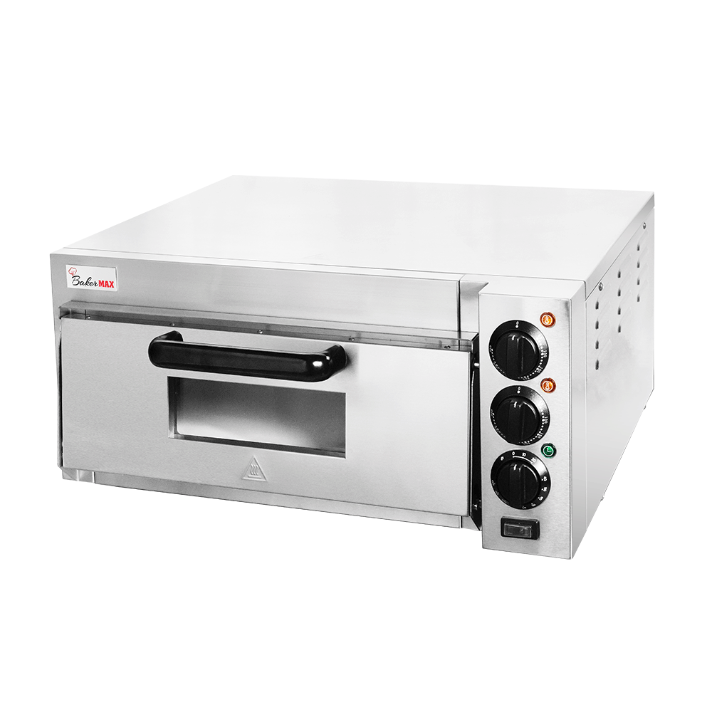 BakerMax compact single-deck pizza oven - 10A