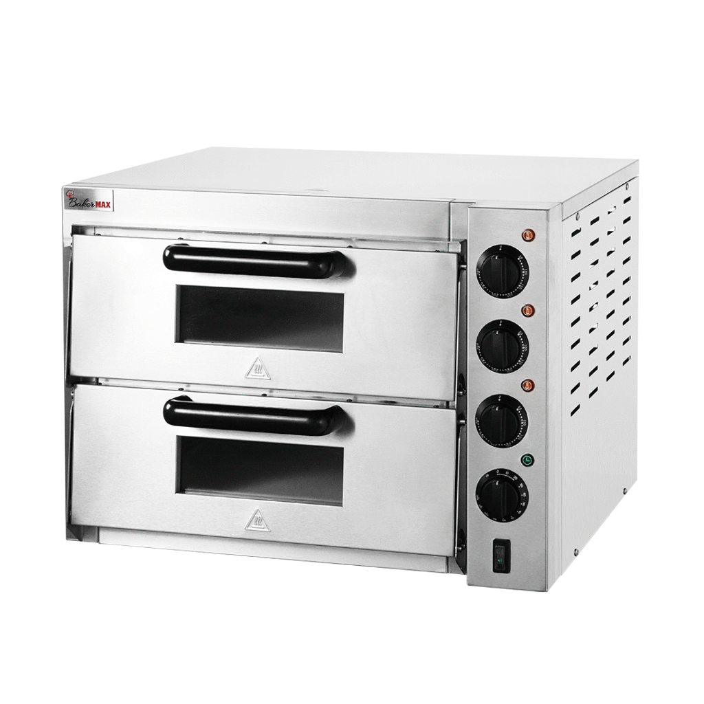 BakerMax compact double-deck pizza oven - 15A