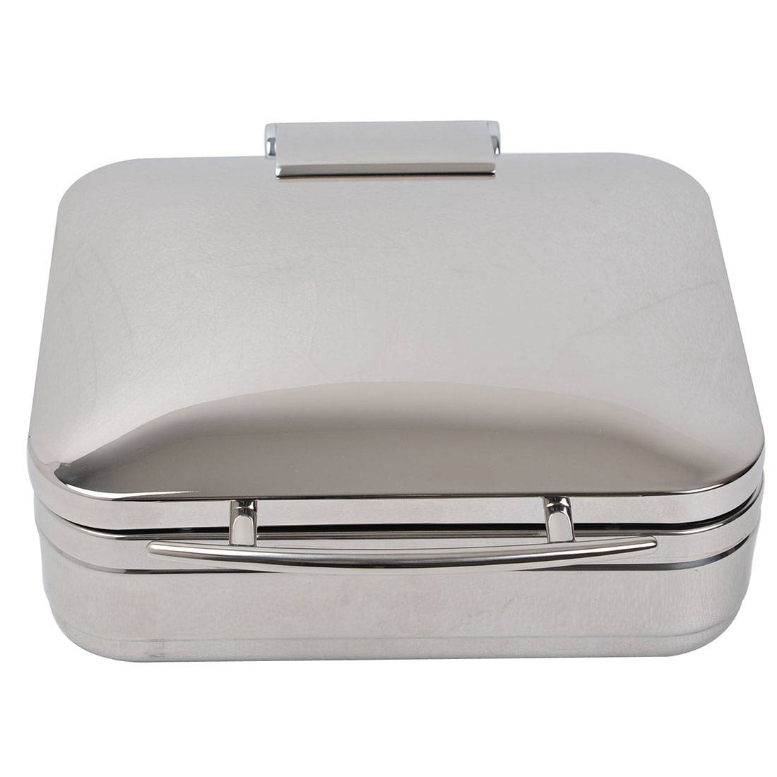 Seconds Kingo 3.8L square chafing dish, steel lid - QLD49