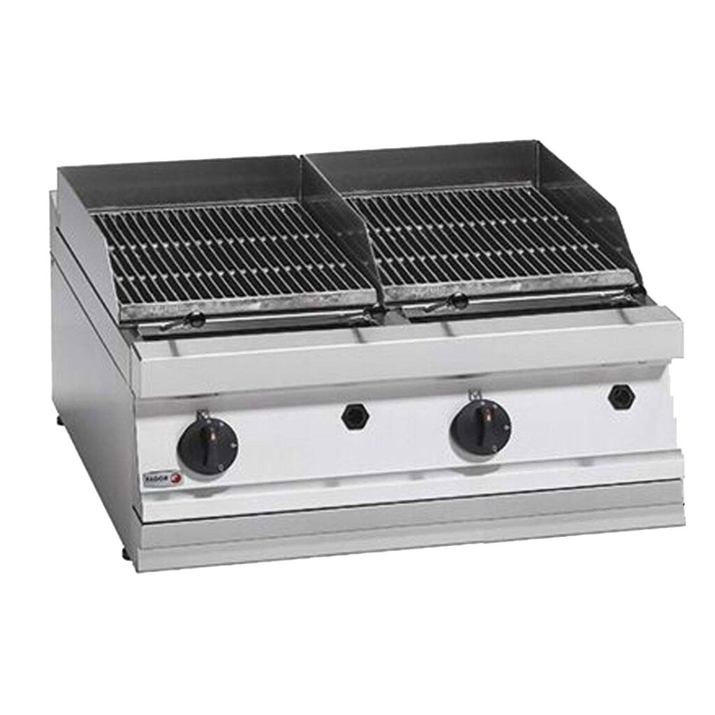 Ex-showroom Fagor natural gas 2-grid charcoal grill - QLD7