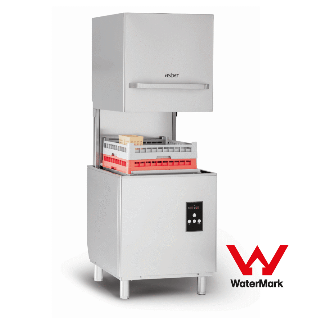 Asber Tech Line pass-through dishwasher - 3 phase