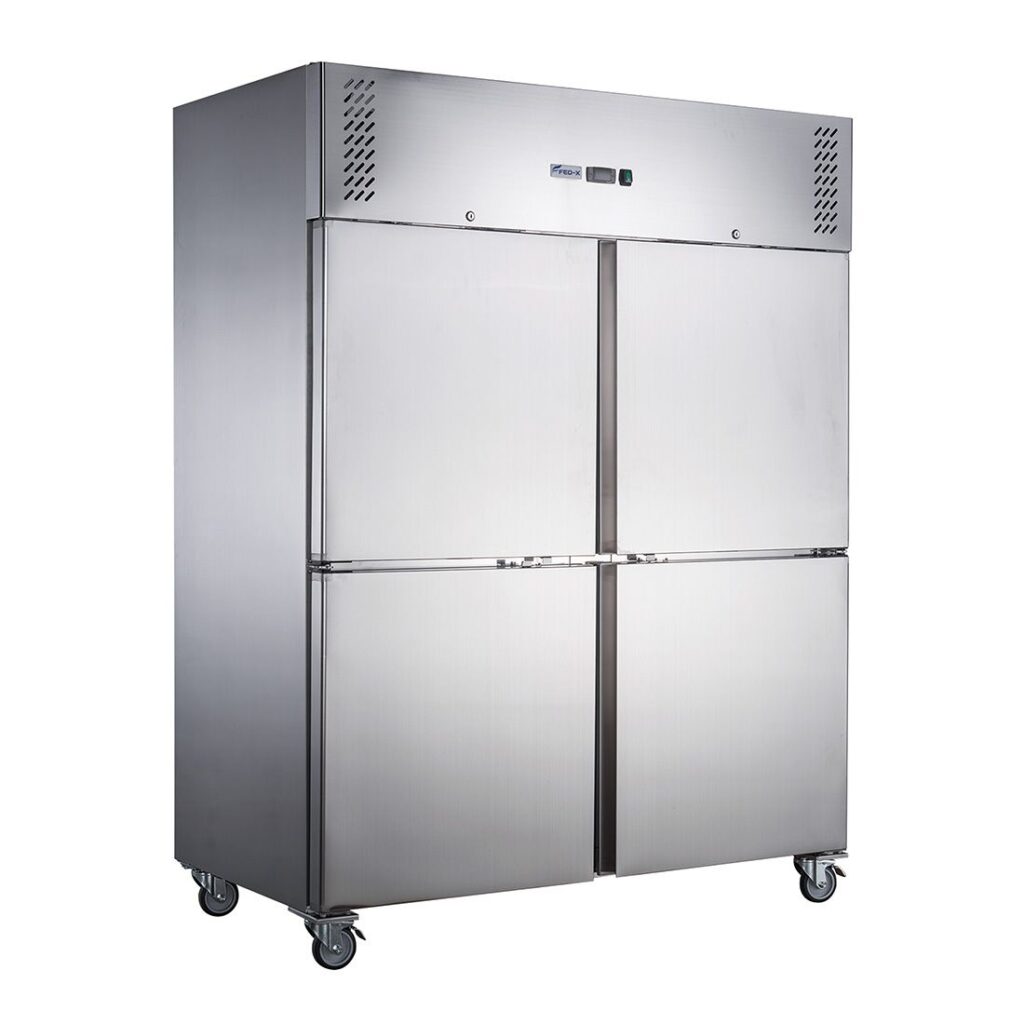 Ex-showroom Fed-X 4-split-door upright fridge - QLD121